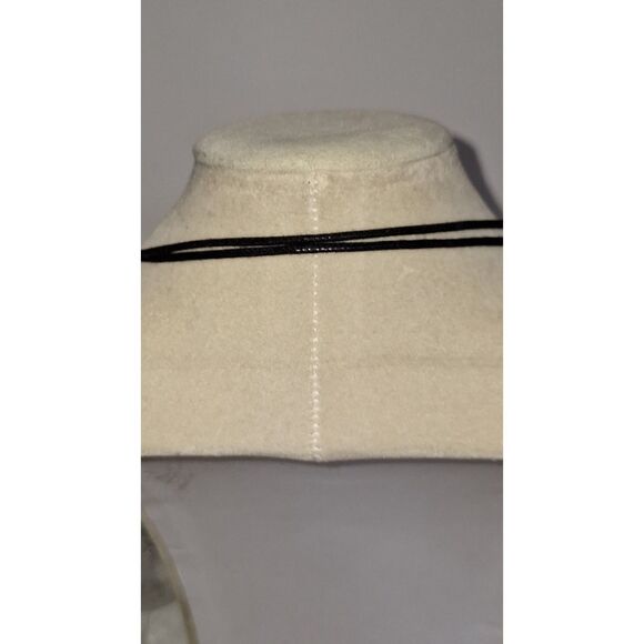 Amethyst Colored Heart Stone Pendant Necklace Bohemian Romantic Hand Crafted - Picture 6 of 10